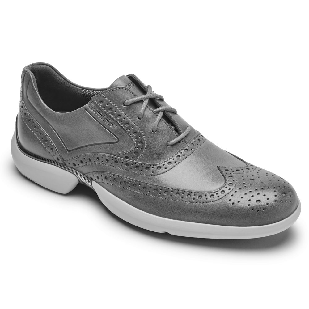 Sapatos Lace Ups Rockport Homem Cinzentas - Total Motion Advance Wingtip - 95241SMTD